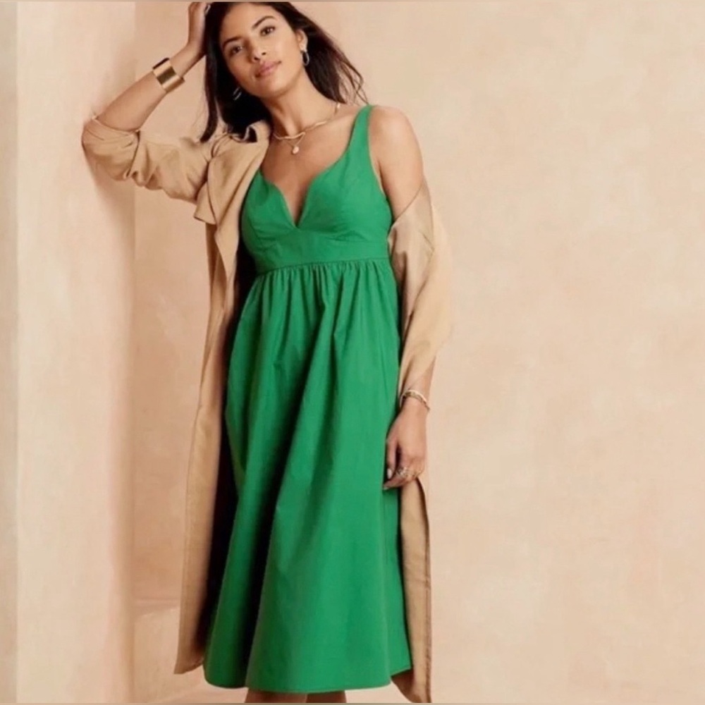 Banana Republic Cotton Midi Dress